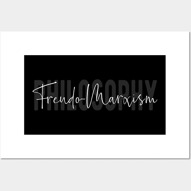 Freudo Marxism Study Sociology Philosophy Wall Art by BlueTodyArt